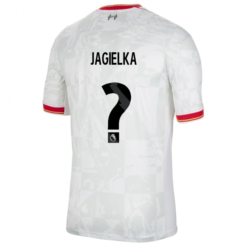 Danxen Dames Zac Jagielka #0 Wit Rood Zwart Thuisshirt Derde Tenue 2024/25 T-Shirt
