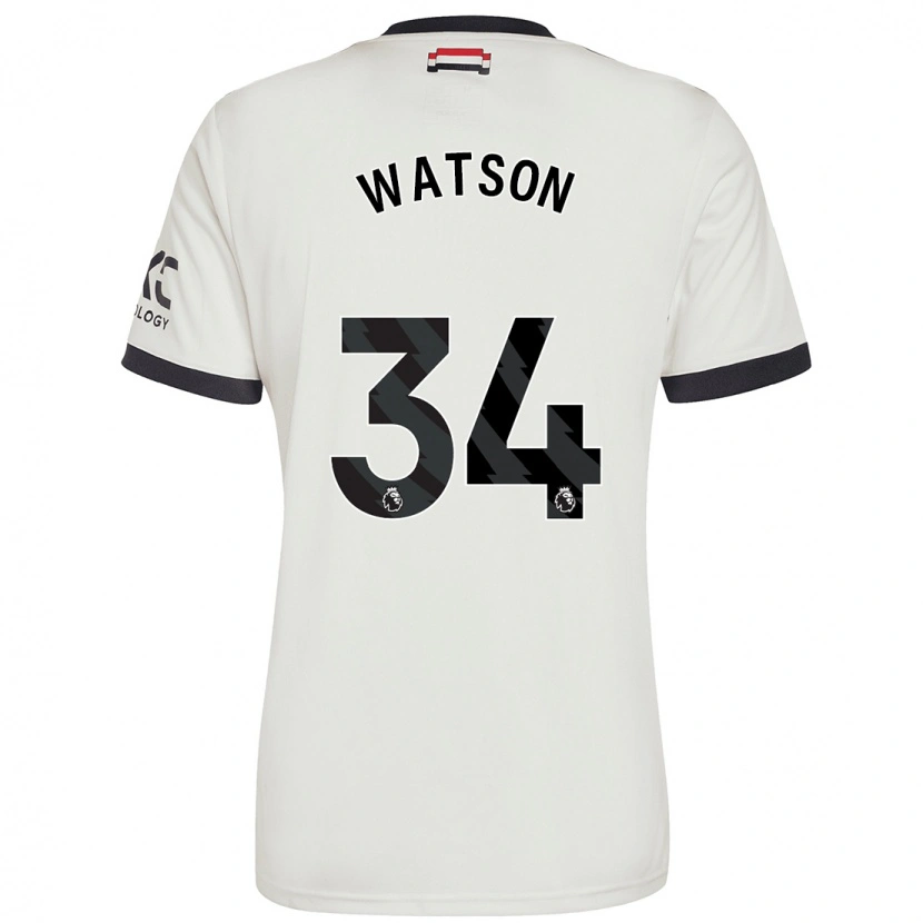 Danxen Dames Emma Watson #34 Gebroken Wit Thuisshirt Derde Tenue 2024/25 T-Shirt