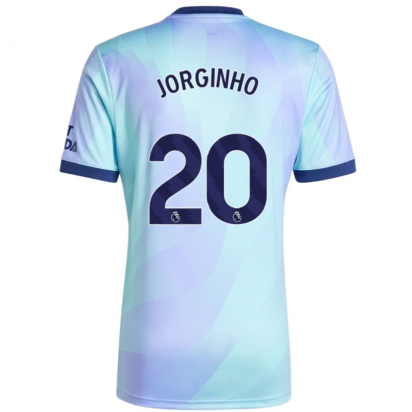 Danxen Dames Jorginho #20 Aqua Thuisshirt Derde Tenue 2024/25 T-Shirt