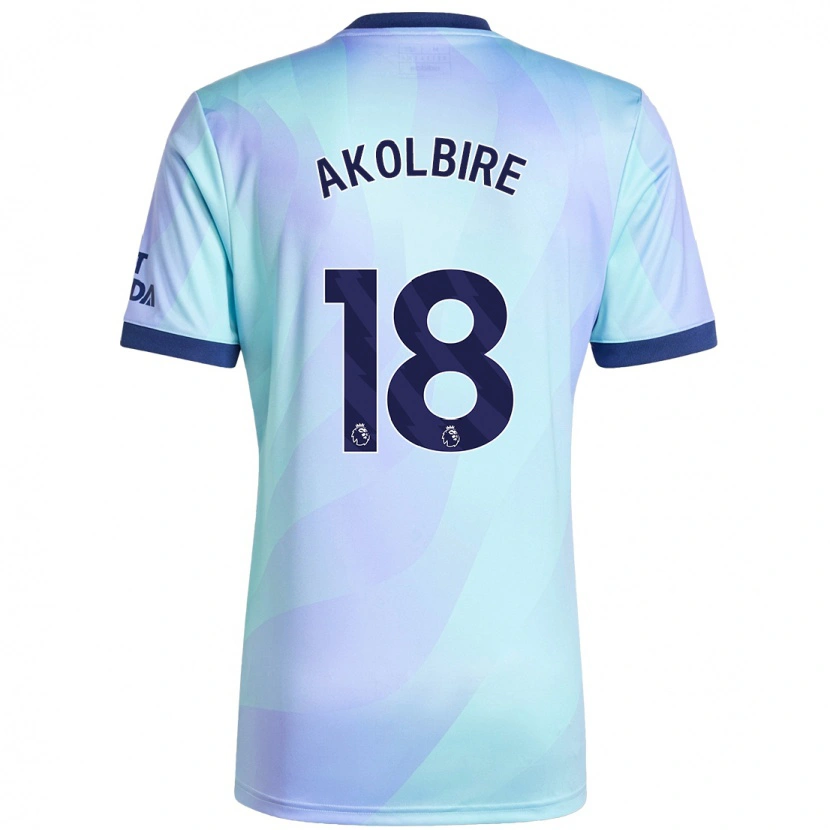 Danxen Dames Bless Akolbire #18 Aqua Thuisshirt Derde Tenue 2024/25 T-Shirt