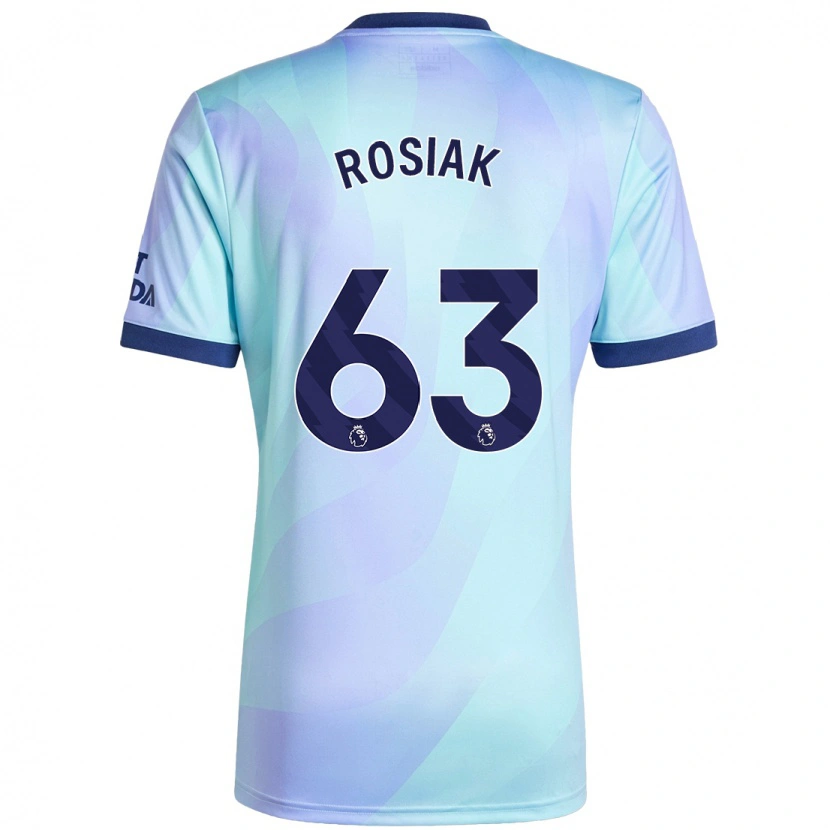 Danxen Dames Michal Rosiak #63 Aqua Thuisshirt Derde Tenue 2024/25 T-Shirt