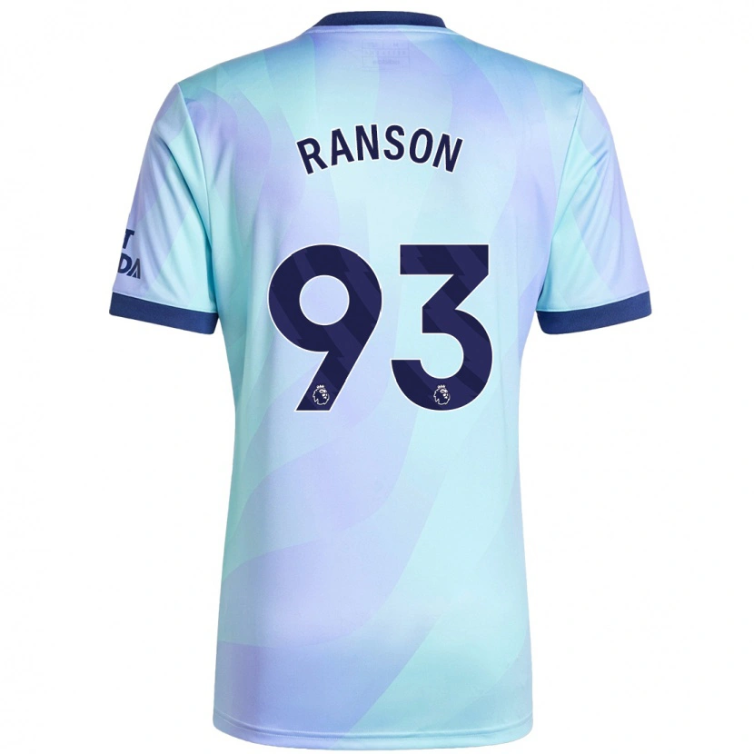 Danxen Dames Khari Ranson #93 Aqua Thuisshirt Derde Tenue 2024/25 T-Shirt