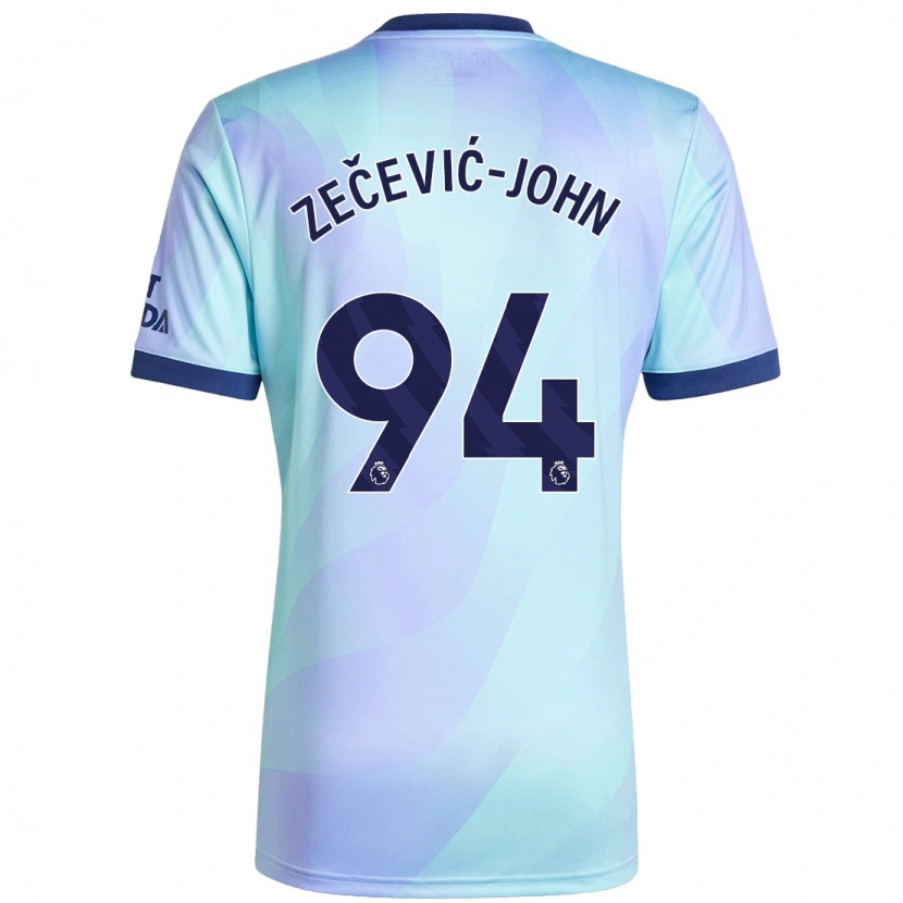 Danxen Dames Louis Zečević-John #94 Aqua Thuisshirt Derde Tenue 2024/25 T-Shirt