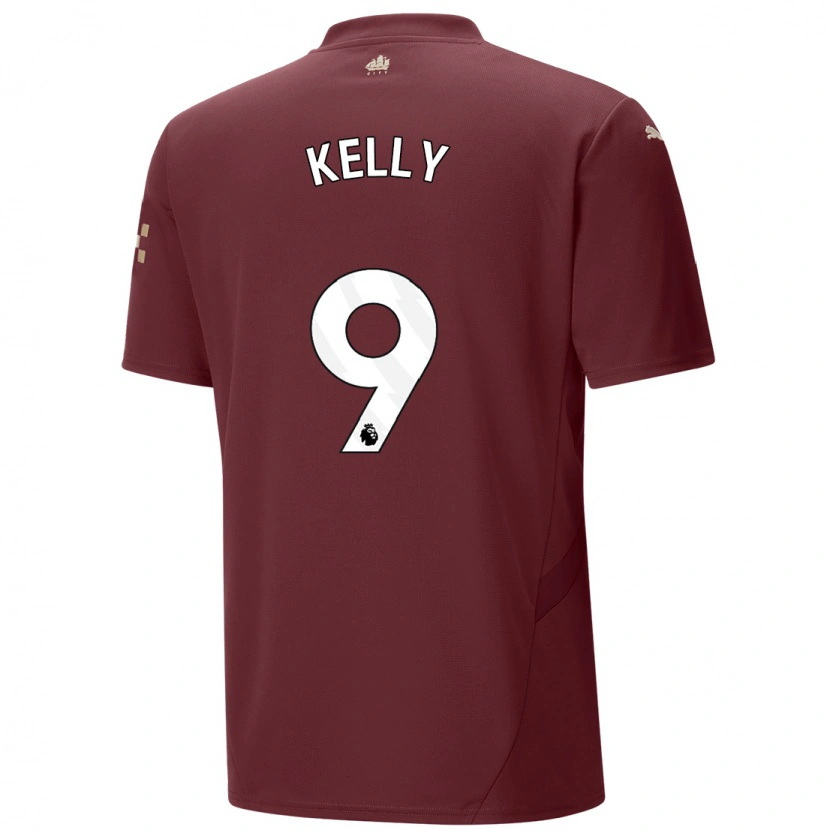 Danxen Dames Chloe Kelly #9 Kastanjebruin Thuisshirt Derde Tenue 2024/25 T-Shirt