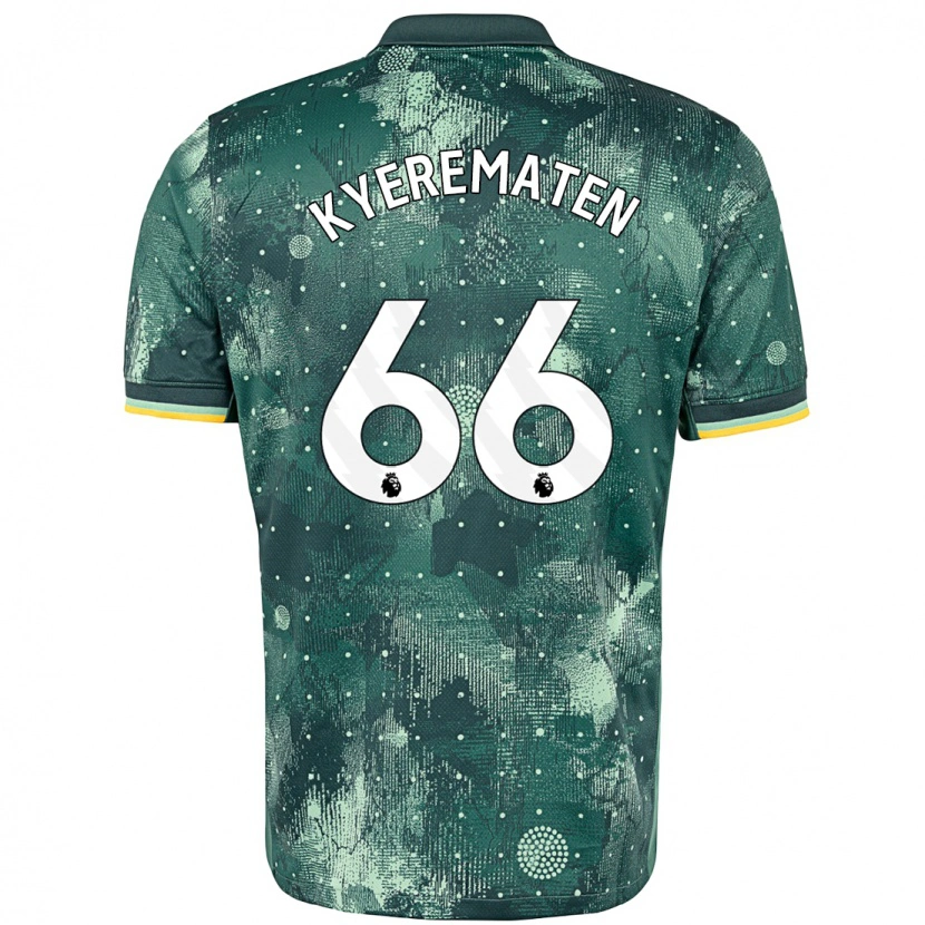 Danxen Dames Rio Kyerematen #66 Muntgroen Thuisshirt Derde Tenue 2024/25 T-Shirt