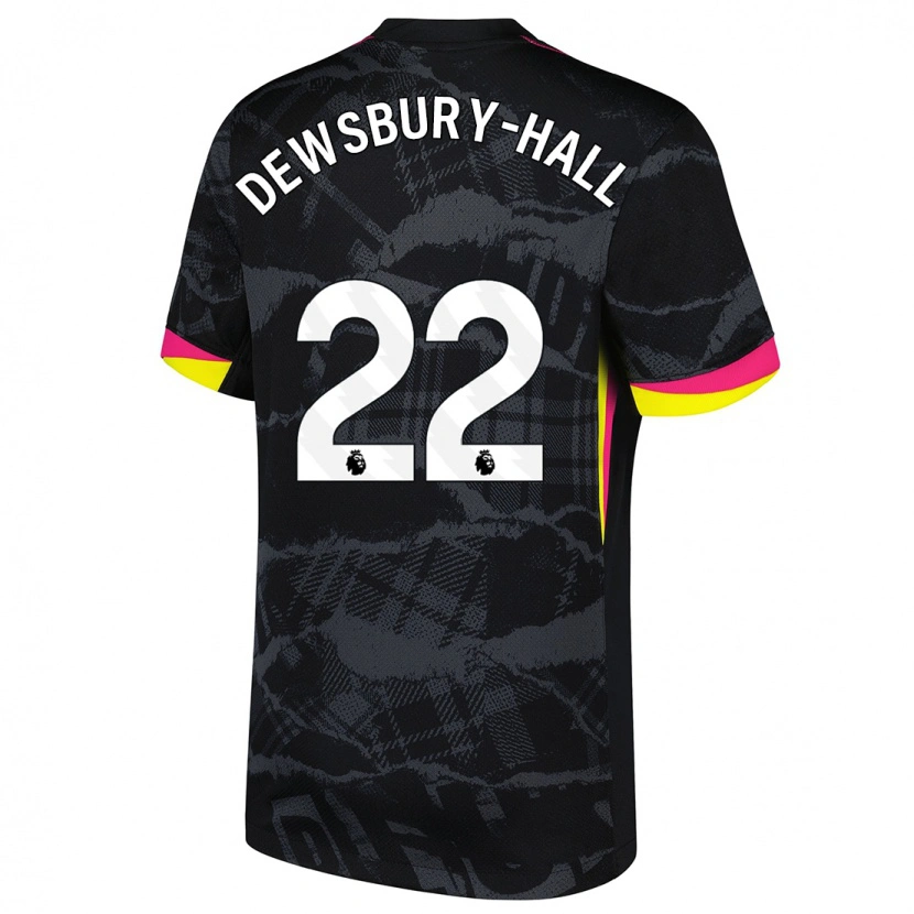 Danxen Dames Kiernan Dewsbury-Hall #22 Zwartroze Thuisshirt Derde Tenue 2024/25 T-Shirt