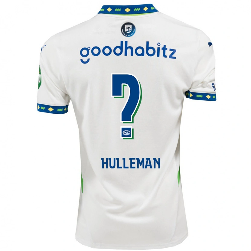 Danxen Dames Daan Hulleman #0 Wit Donkerblauw Thuisshirt Derde Tenue 2024/25 T-Shirt