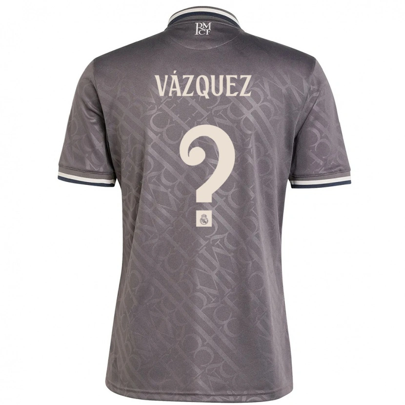Danxen Dames Erik Vázquez #0 Houtskool Thuisshirt Derde Tenue 2024/25 T-Shirt