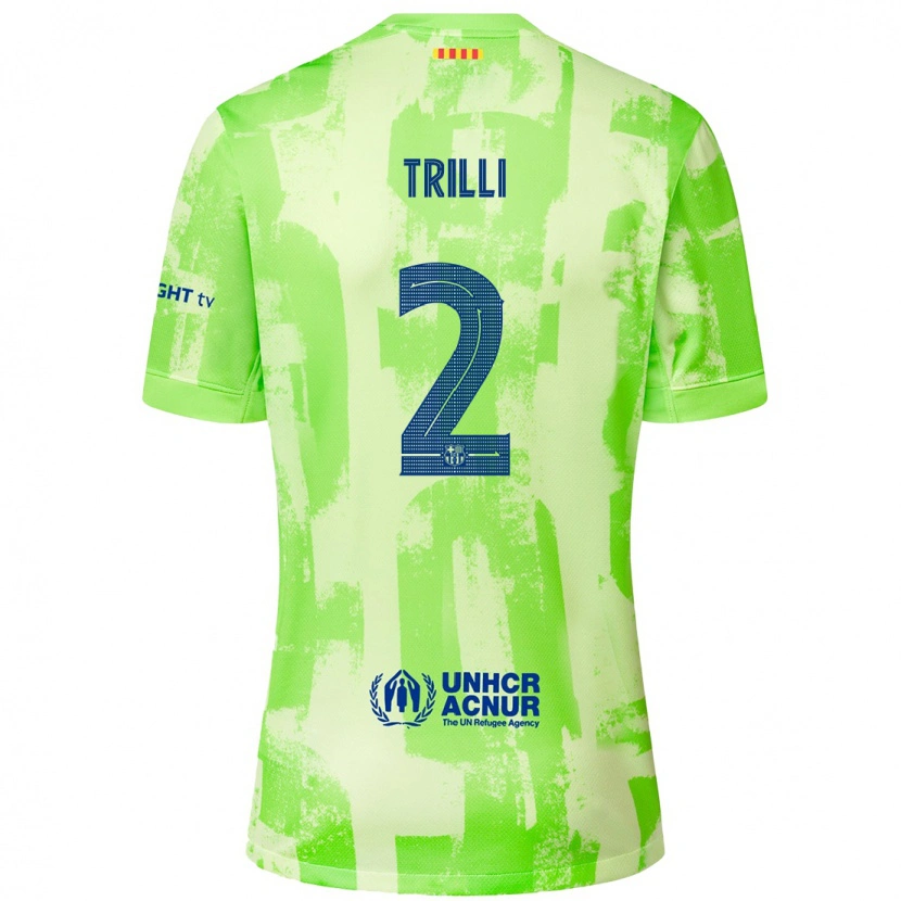 Danxen Dames Trilli #2 Limoen Thuisshirt Derde Tenue 2024/25 T-Shirt