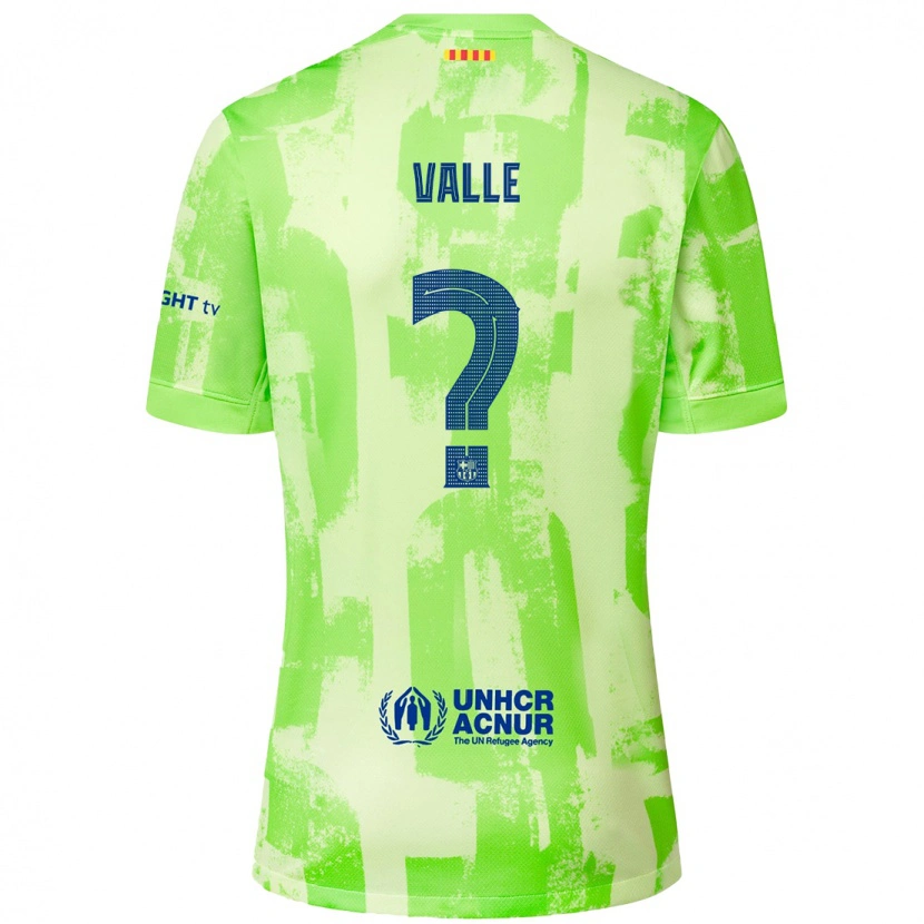 Danxen Dames Alex Valle #0 Limoen Thuisshirt Derde Tenue 2024/25 T-Shirt