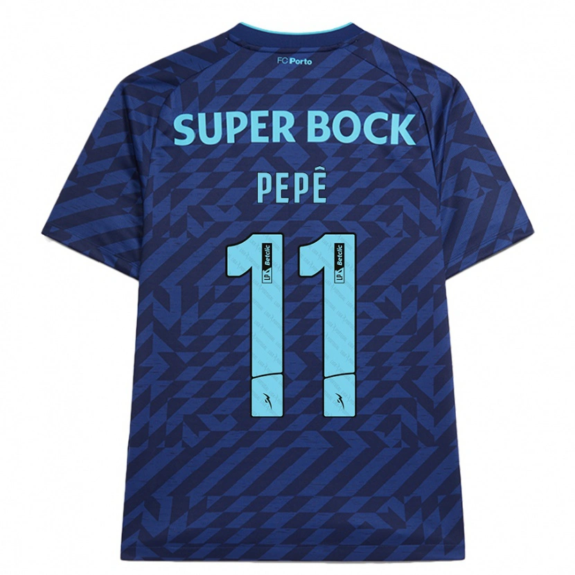 Danxen Dames Pepê #11 Marineblauw Thuisshirt Derde Tenue 2024/25 T-Shirt
