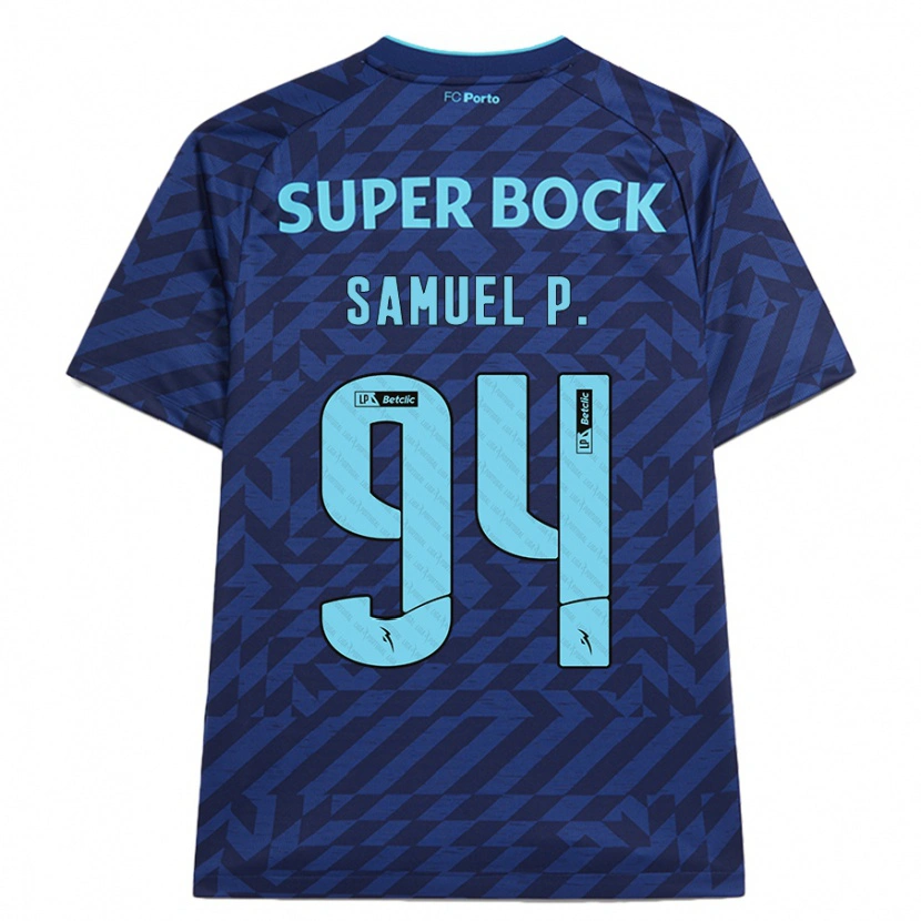 Danxen Dames Samuel Portugal #94 Marineblauw Thuisshirt Derde Tenue 2024/25 T-Shirt