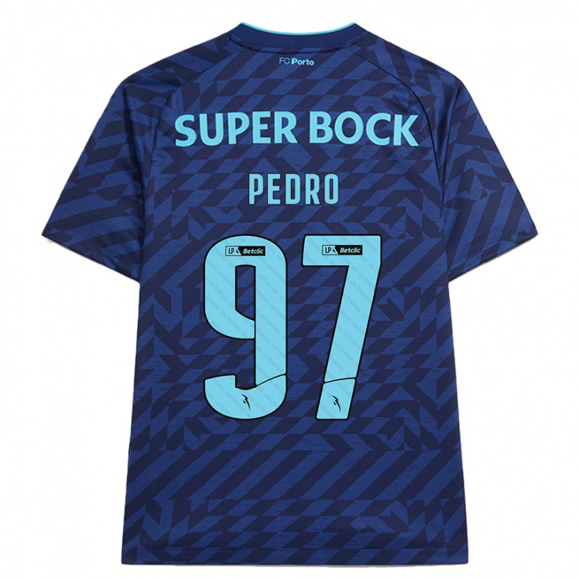 Danxen Dames Zé Pedro #97 Marineblauw Thuisshirt Derde Tenue 2024/25 T-Shirt