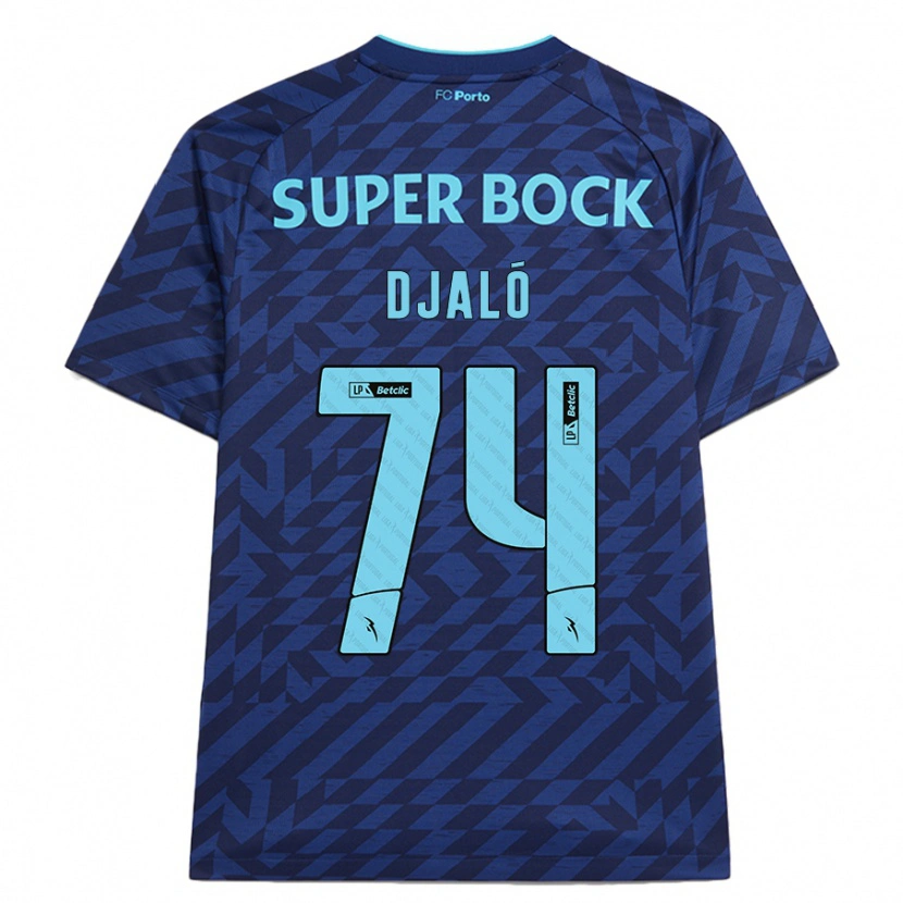 Danxen Dames Ussumane Djaló #74 Marineblauw Thuisshirt Derde Tenue 2024/25 T-Shirt