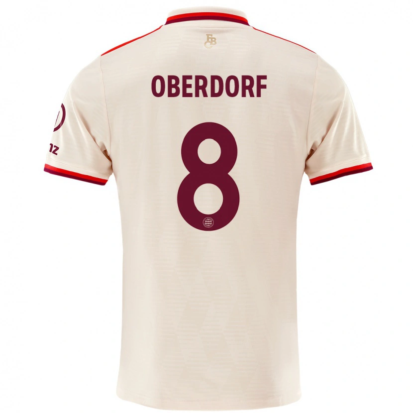 Danxen Dames Lena Oberdorf #8 Linen Thuisshirt Derde Tenue 2024/25 T-Shirt