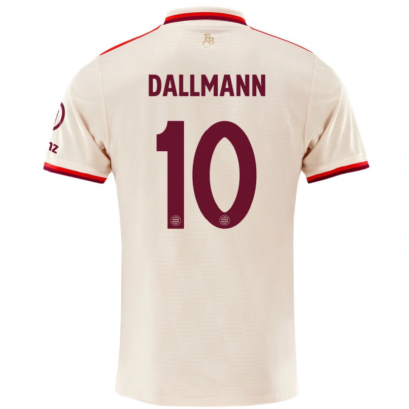 Danxen Dames Linda Dallmann #10 Linen Thuisshirt Derde Tenue 2024/25 T-Shirt