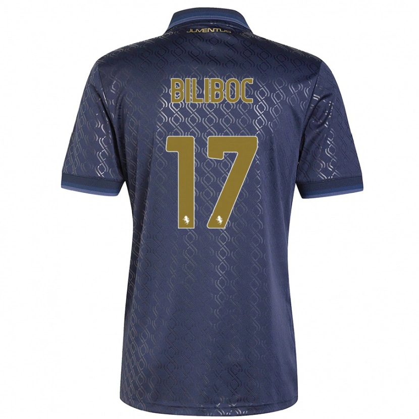 Danxen Dames Lorenzo Biliboc #17 Marineblauw Thuisshirt Derde Tenue 2024/25 T-Shirt