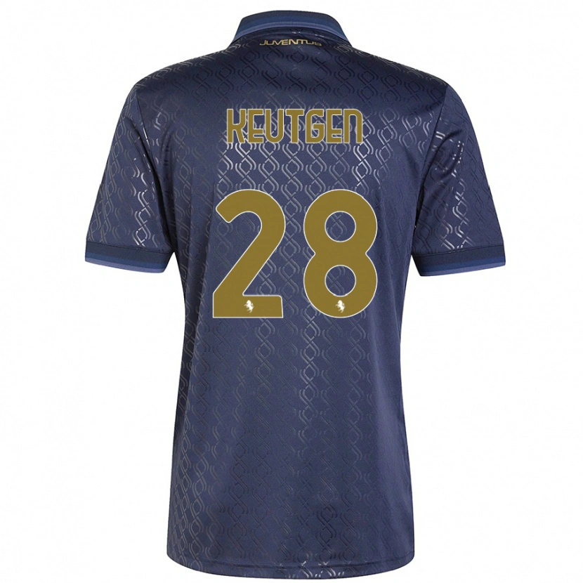 Danxen Dames Enzo Keutgen #28 Marineblauw Thuisshirt Derde Tenue 2024/25 T-Shirt