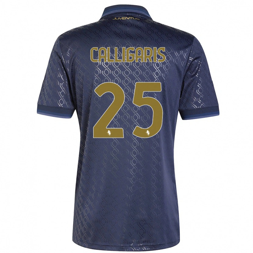 Danxen Dames Viola Calligaris #25 Marineblauw Thuisshirt Derde Tenue 2024/25 T-Shirt