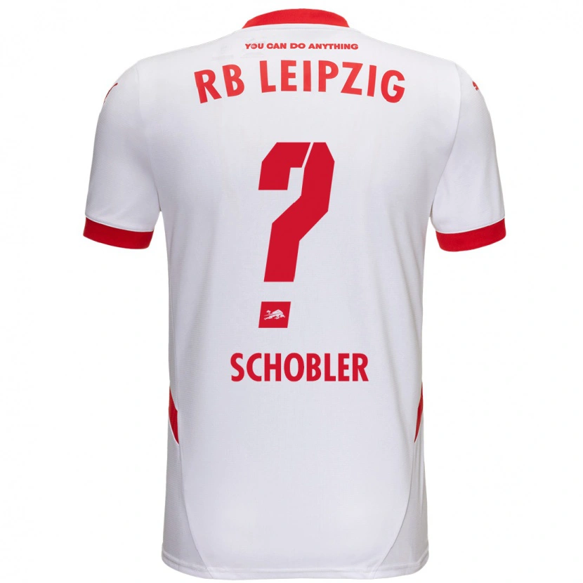 Danxen Kinderen Laurin Schößler #0 Wit Rood Thuisshirt Thuistenue 2024/25 T-Shirt