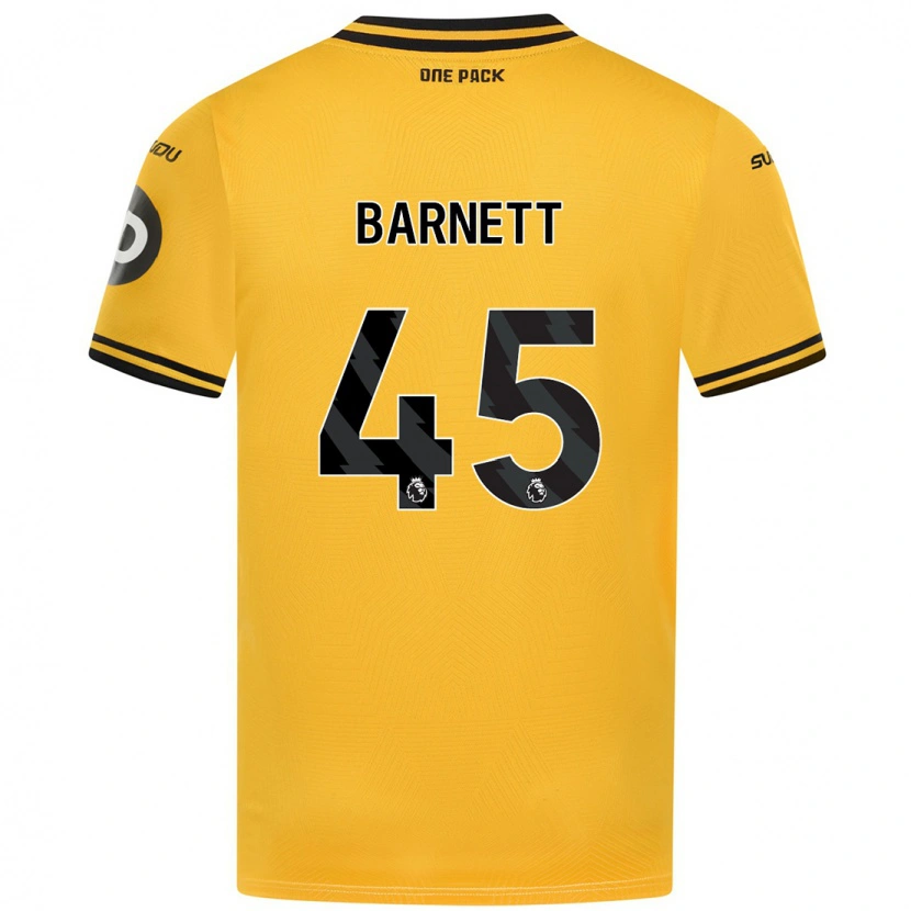 Danxen Kinderen Ty Barnett #45 Geel Thuisshirt Thuistenue 2024/25 T-Shirt