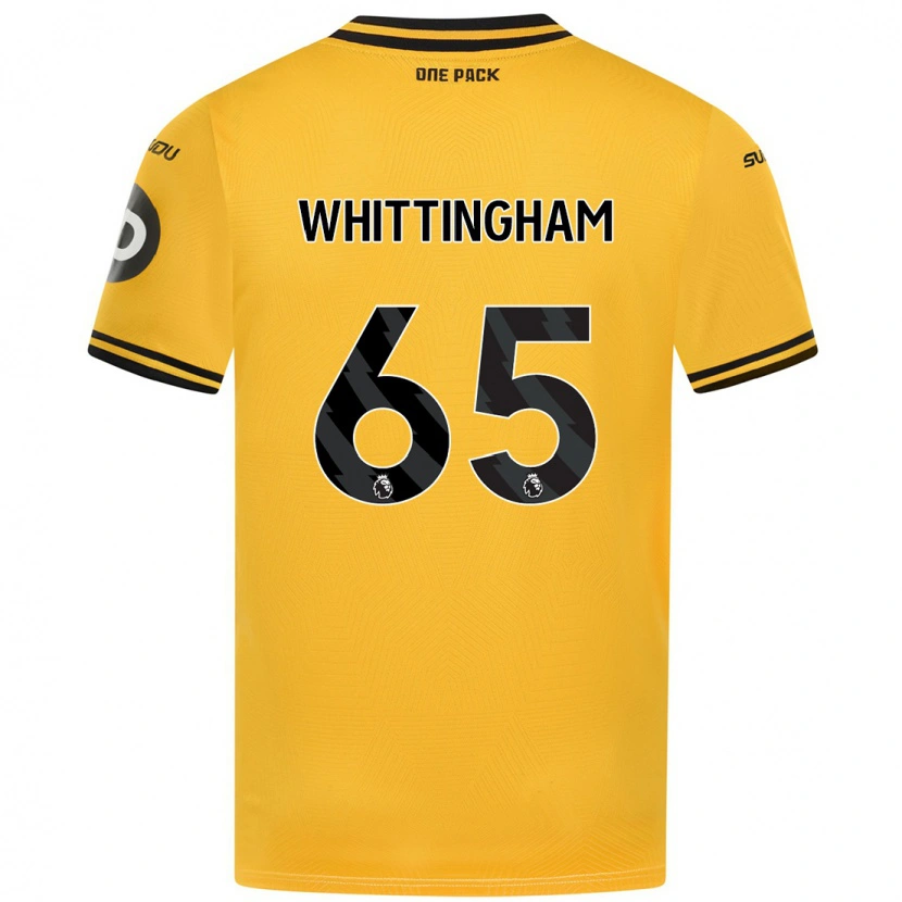 Danxen Kinderen Matthew Whittingham #65 Geel Thuisshirt Thuistenue 2024/25 T-Shirt