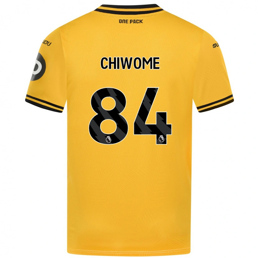 Danxen Kinderen Leon Chiwome #84 Geel Thuisshirt Thuistenue 2024/25 T-Shirt