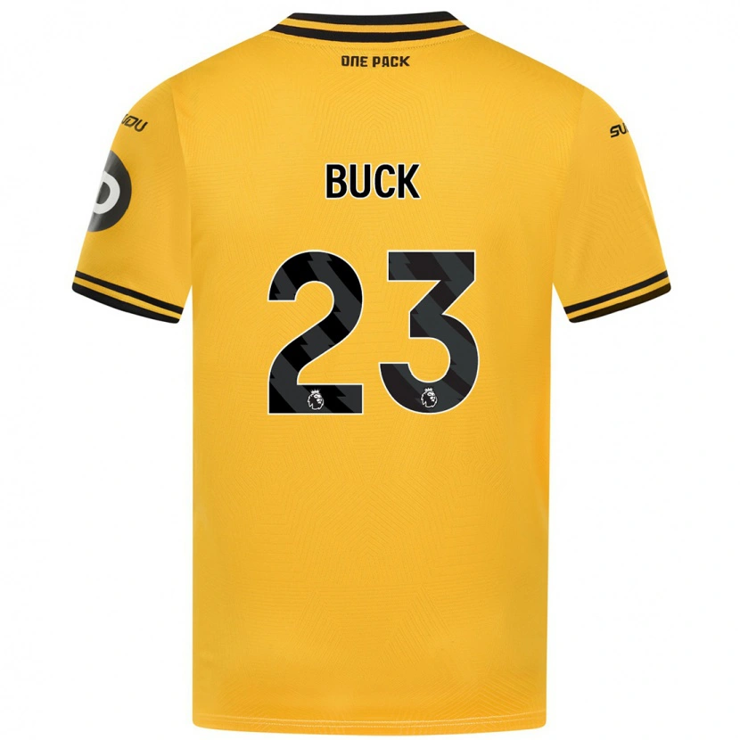Danxen Kinderen Alex Buck #23 Geel Thuisshirt Thuistenue 2024/25 T-Shirt