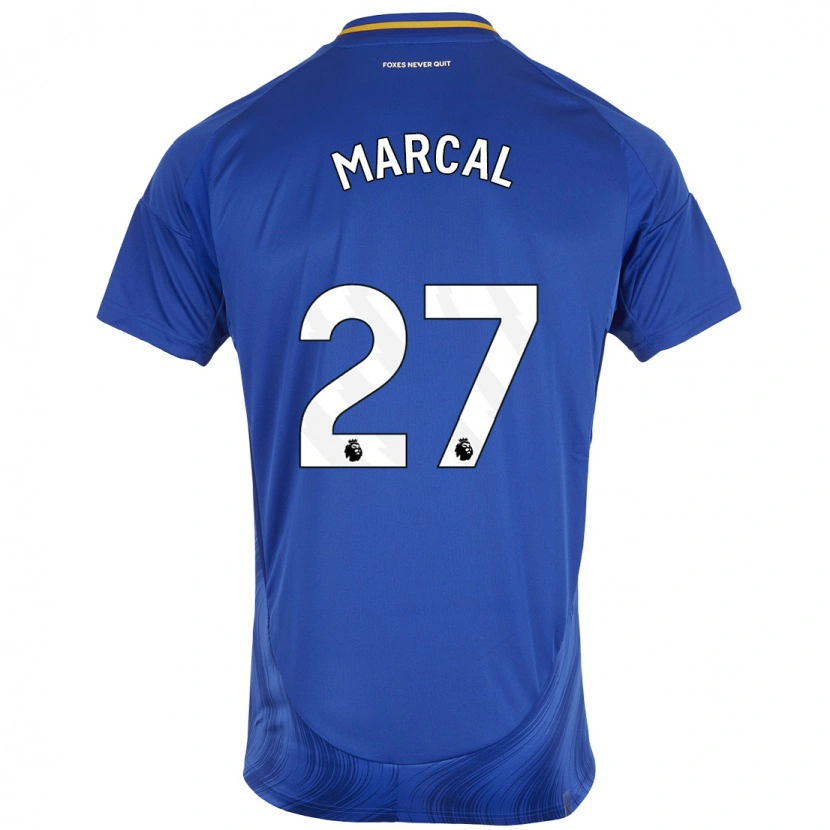 Danxen Kinderen Wanya Marçal #27 Blauw Wit Thuisshirt Thuistenue 2024/25 T-Shirt
