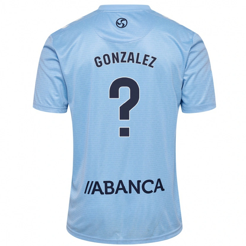 Danxen Kinderen Marcos González #0 Hemelsblauw Thuisshirt Thuistenue 2024/25 T-Shirt