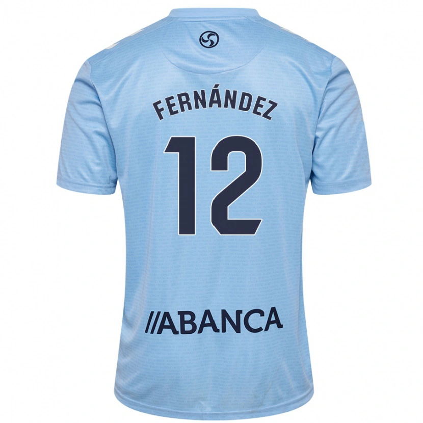 Danxen Kinderen Manu Fernández #12 Hemelsblauw Thuisshirt Thuistenue 2024/25 T-Shirt