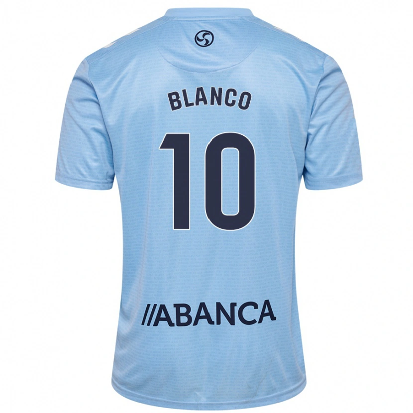 Danxen Kinderen Raúl Blanco #10 Hemelsblauw Thuisshirt Thuistenue 2024/25 T-Shirt