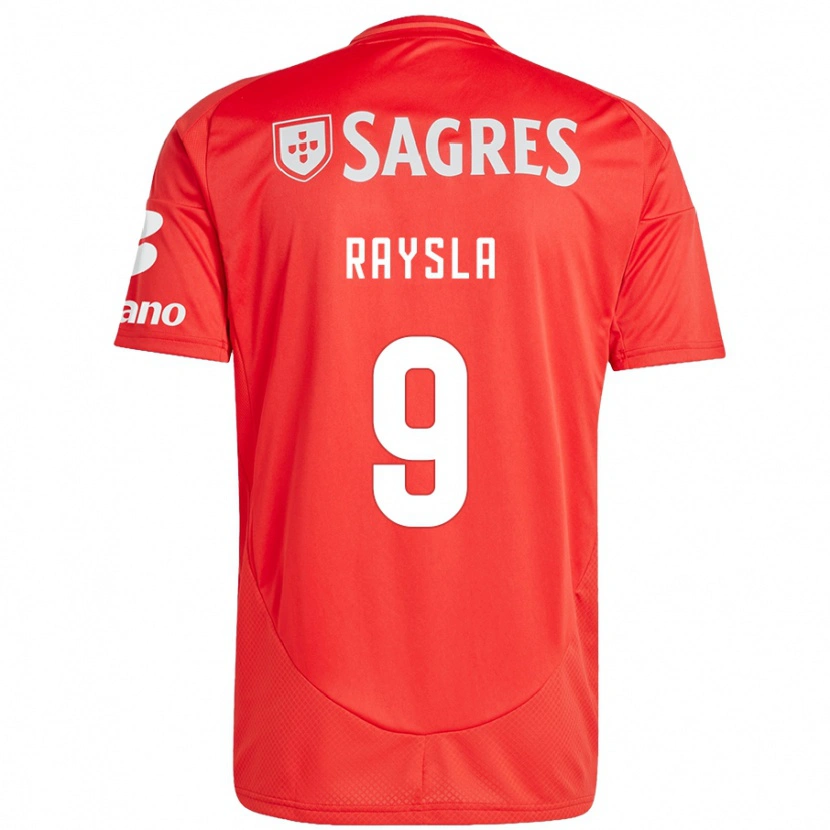 Danxen Kinderen Nycole Raysla #9 Rood Wit Thuisshirt Thuistenue 2024/25 T-Shirt