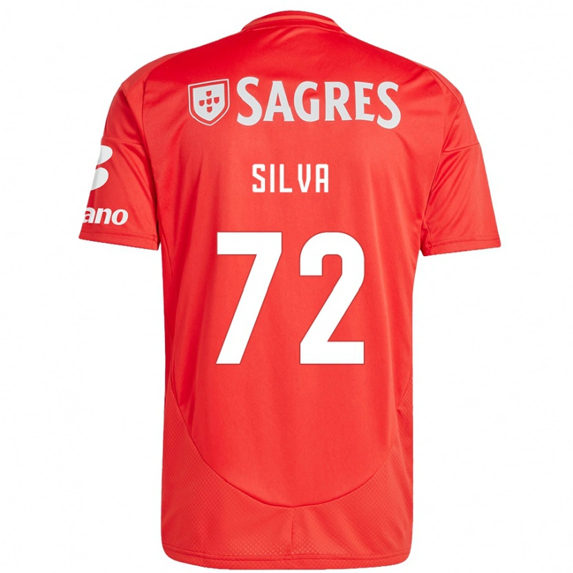 Danxen Kinderen Matilde Silva #72 Rood Wit Thuisshirt Thuistenue 2024/25 T-Shirt