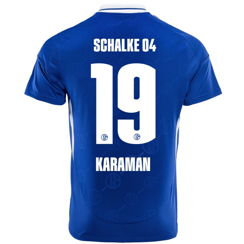 Danxen Kinderen Kenan Karaman #19 Koningsblauw Thuisshirt Thuistenue 2024/25 T-Shirt