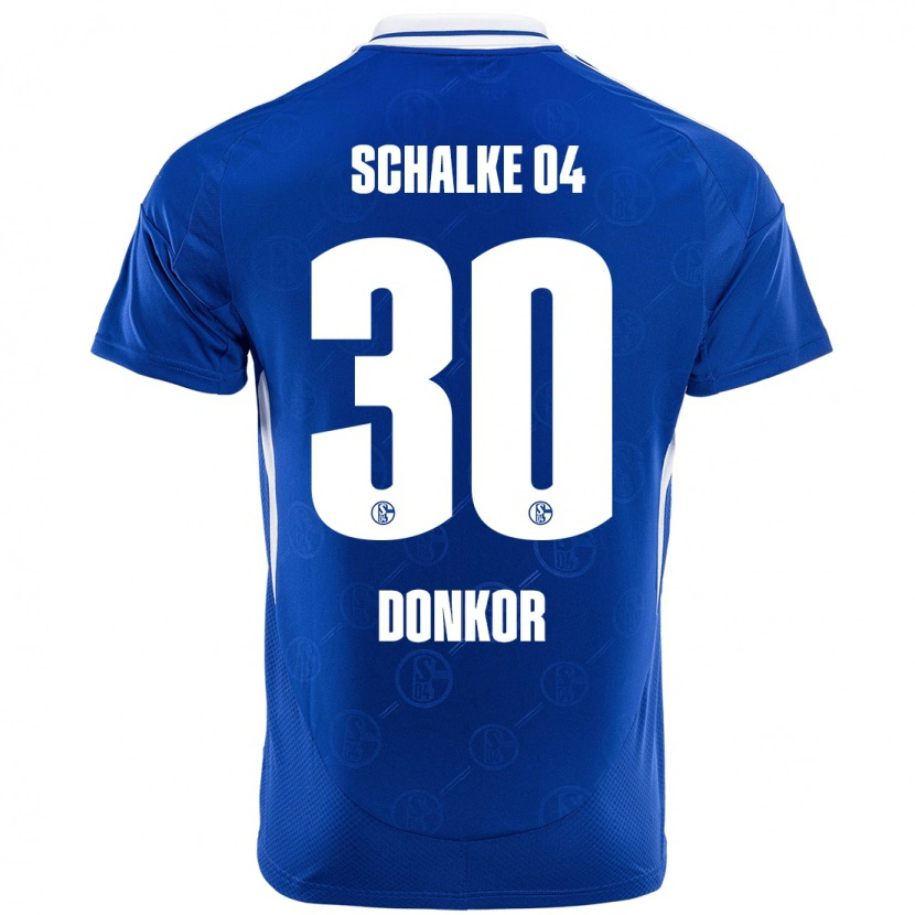 Danxen Kinderen Anton Donkor #30 Koningsblauw Thuisshirt Thuistenue 2024/25 T-Shirt