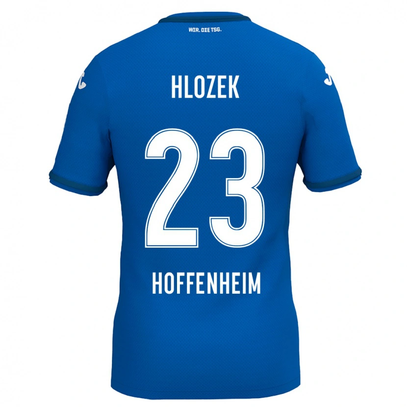 Danxen Kinderen Adam Hlozek #23 Koningsblauw Thuisshirt Thuistenue 2024/25 T-Shirt