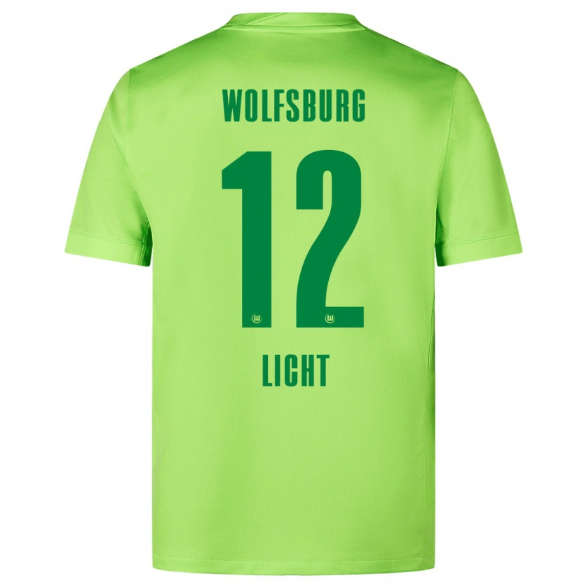 Danxen Kinderen Philipp Licht #12 Fluorescerend Groen Thuisshirt Thuistenue 2024/25 T-Shirt