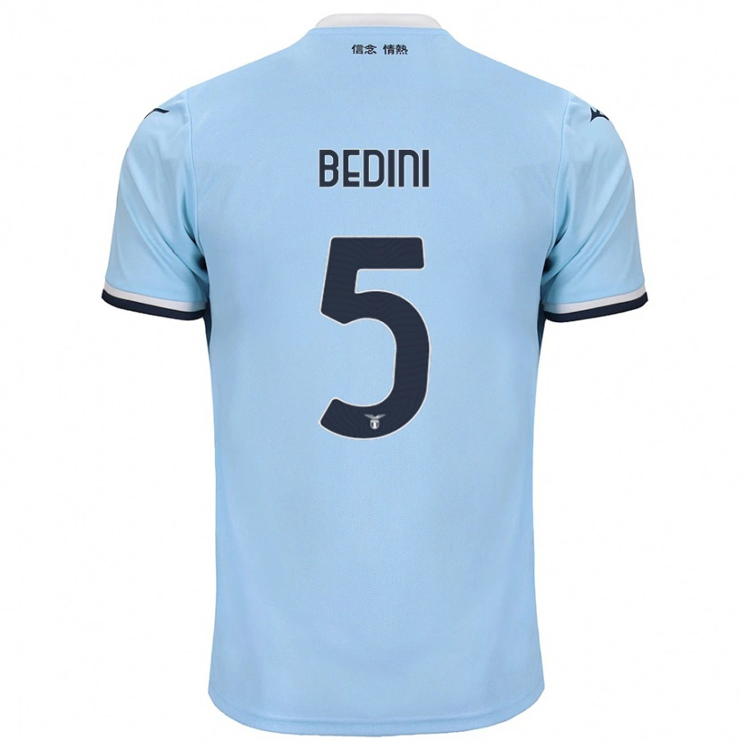 Danxen Kinderen Filippo Bedini #5 Blauw Thuisshirt Thuistenue 2024/25 T-Shirt