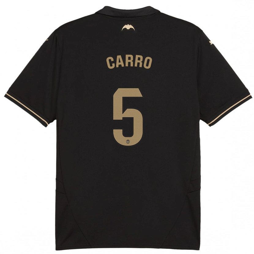 Danxen Kinderen Marta Carro #5 Zwart Uitshirt Uittenue 2024/25 T-Shirt