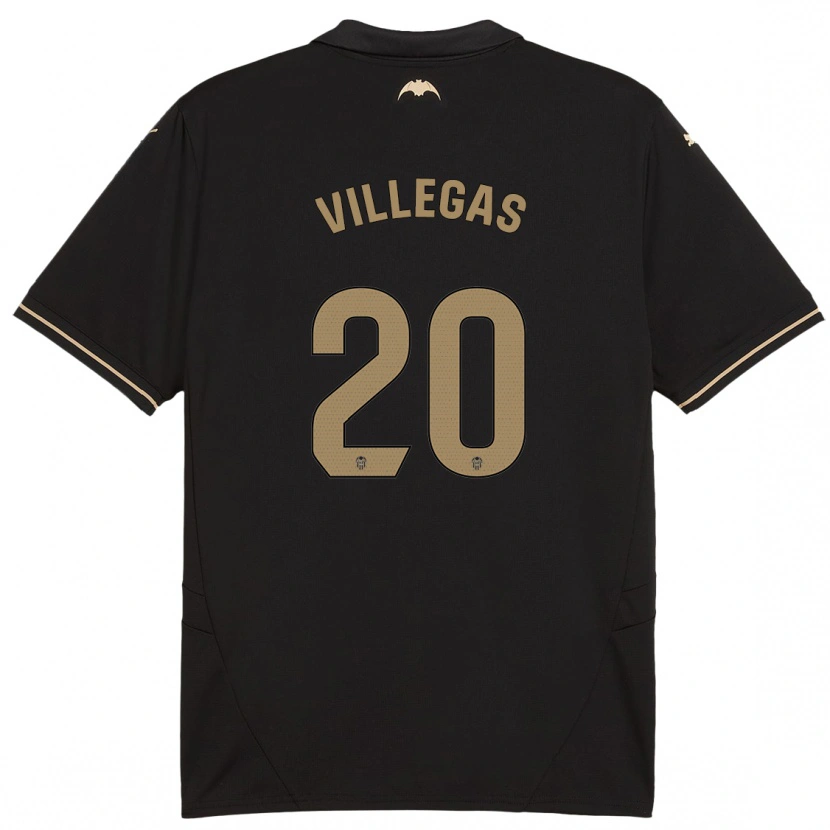 Danxen Kinderen Noelia Villegas #20 Zwart Uitshirt Uittenue 2024/25 T-Shirt