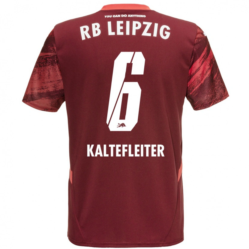 Danxen Kinderen Benno Kaltefleiter #6 Bordeauxrood Uitshirt Uittenue 2024/25 T-Shirt
