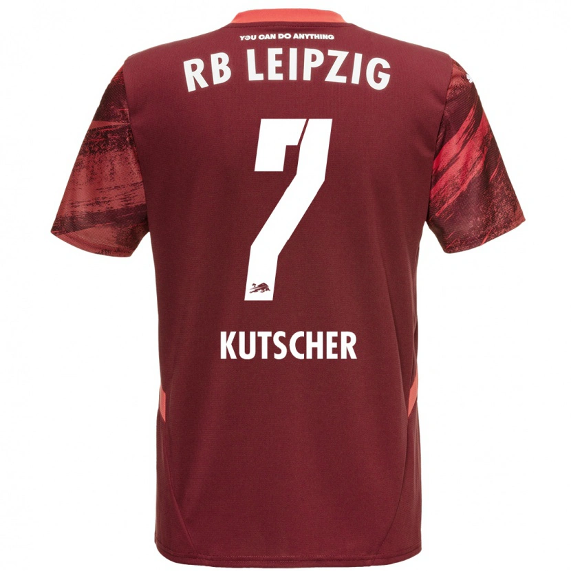 Danxen Kinderen Matthes Kutscher #7 Bordeauxrood Uitshirt Uittenue 2024/25 T-Shirt