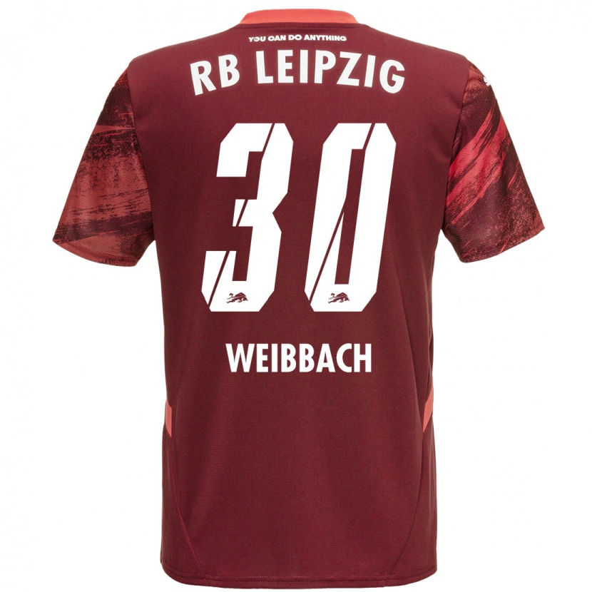 Danxen Kinderen Noah Weißbach #30 Bordeauxrood Uitshirt Uittenue 2024/25 T-Shirt