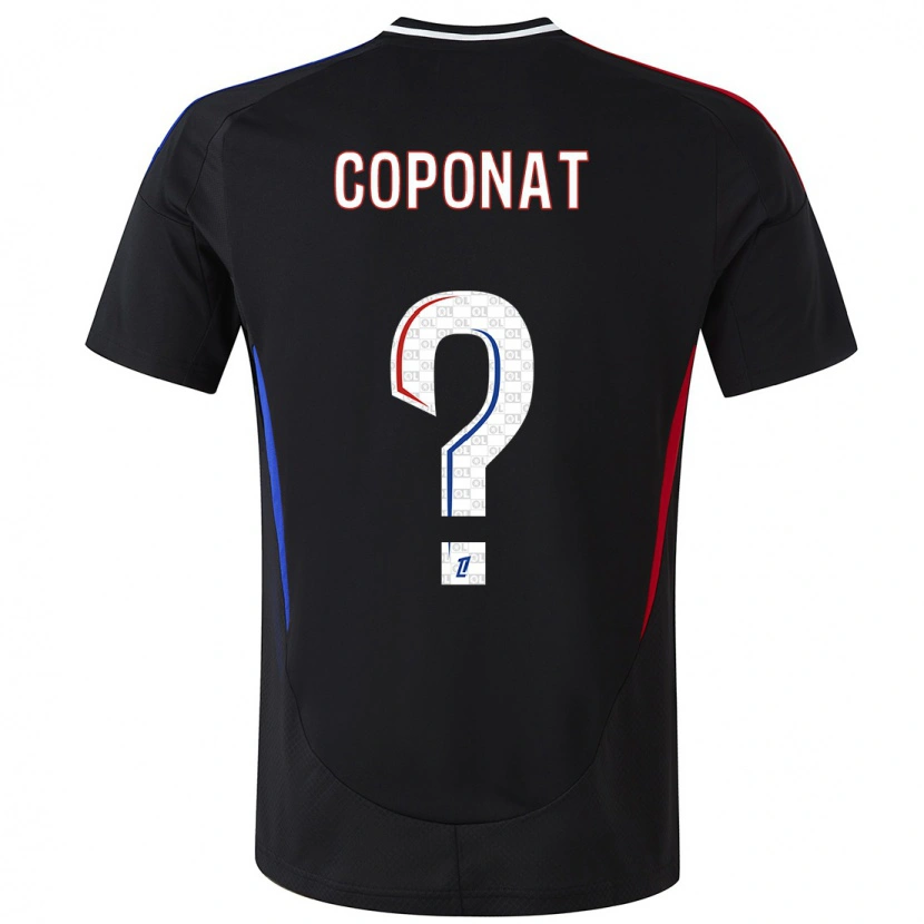 Danxen Kinderen Lilian Coponat #0 Zwart Uitshirt Uittenue 2024/25 T-Shirt