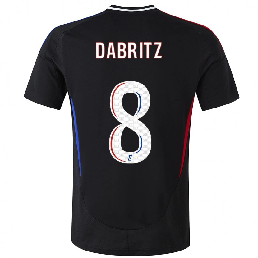 Danxen Kinderen Sara Däbritz #8 Zwart Uitshirt Uittenue 2024/25 T-Shirt