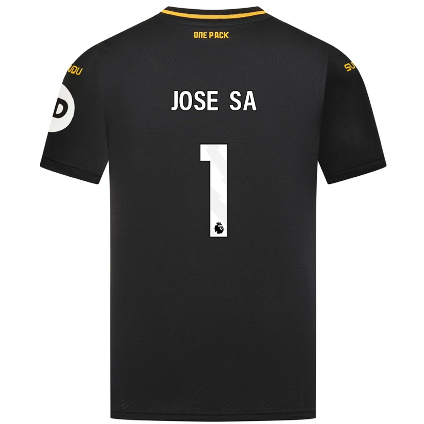 Danxen Kinderen José Sá #1 Zwart Uitshirt Uittenue 2024/25 T-Shirt