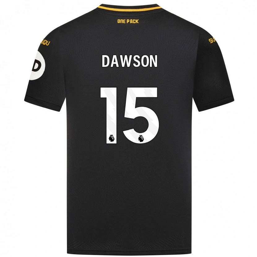 Danxen Kinderen Craig Dawson #15 Zwart Uitshirt Uittenue 2024/25 T-Shirt