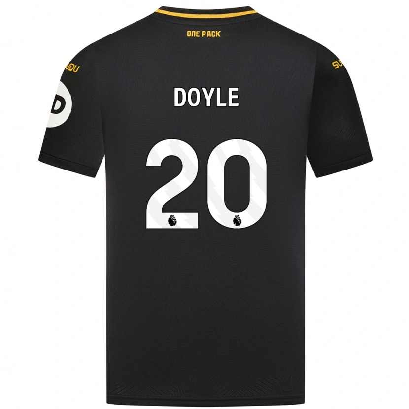 Danxen Kinderen Tommy Doyle #20 Zwart Uitshirt Uittenue 2024/25 T-Shirt