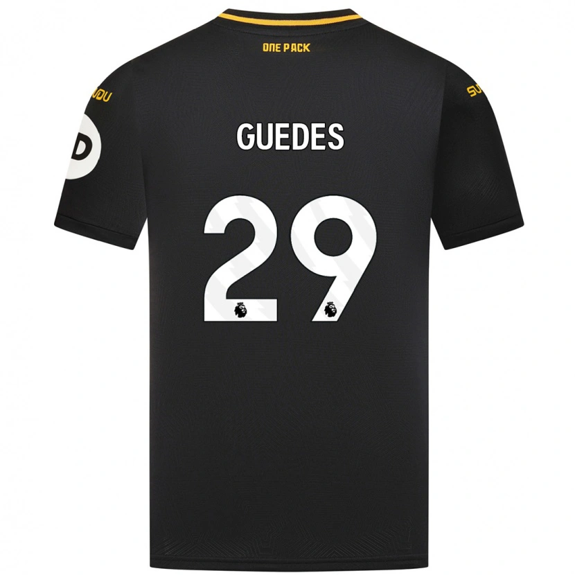 Danxen Kinderen Gonçalo Guedes #29 Zwart Uitshirt Uittenue 2024/25 T-Shirt